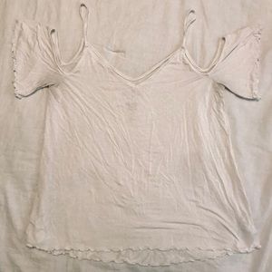 White Off The Shoulder Top